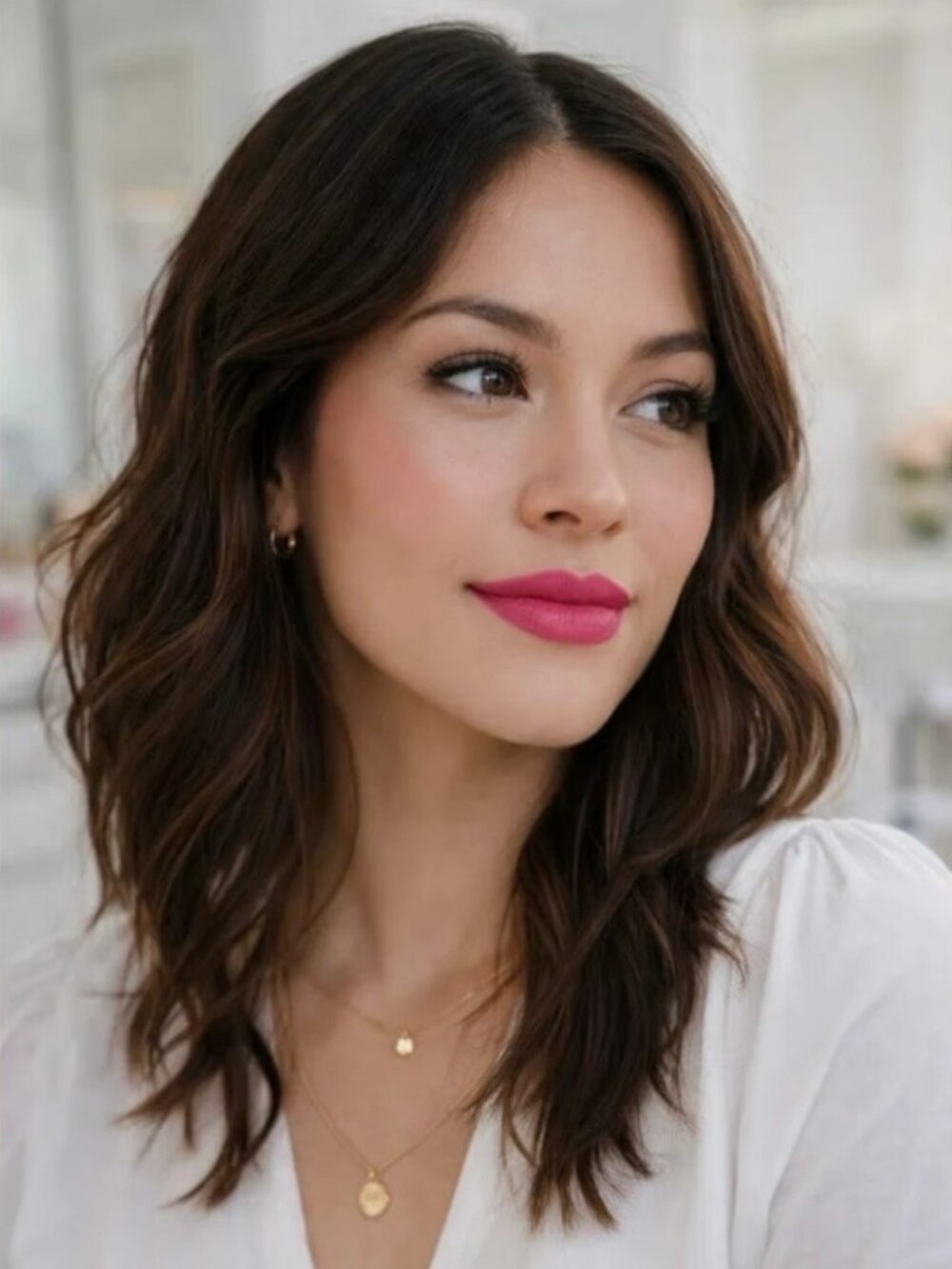 💄 Gorgeous Merle Norman Fuchsia Flirt Age-Defying LipColor Bright Pink Lipstick